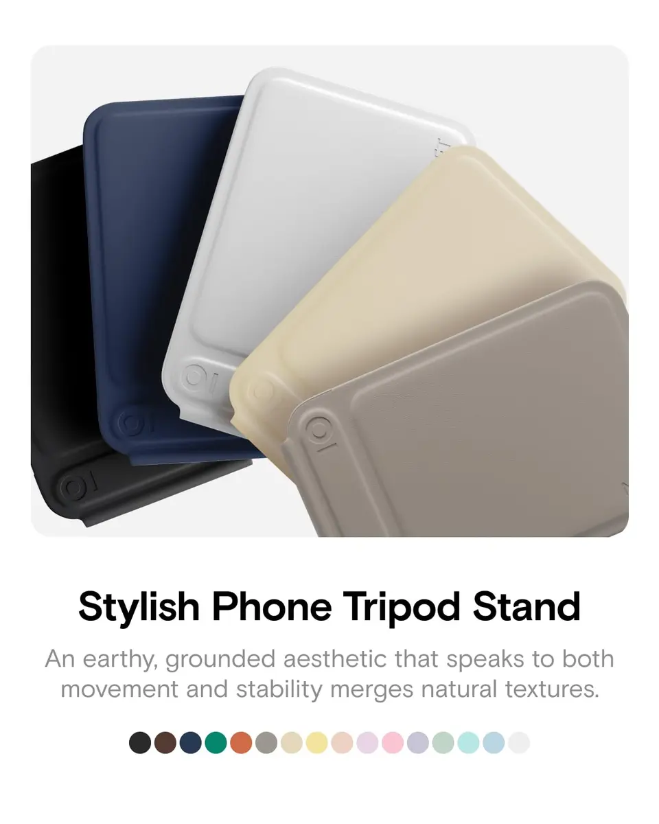 MOFT Phone Tripod Stand & Wallet, NFC Card Holder, Hold 1-2 Cards | Slim 0.37in Profile for Travel & Content - view 7