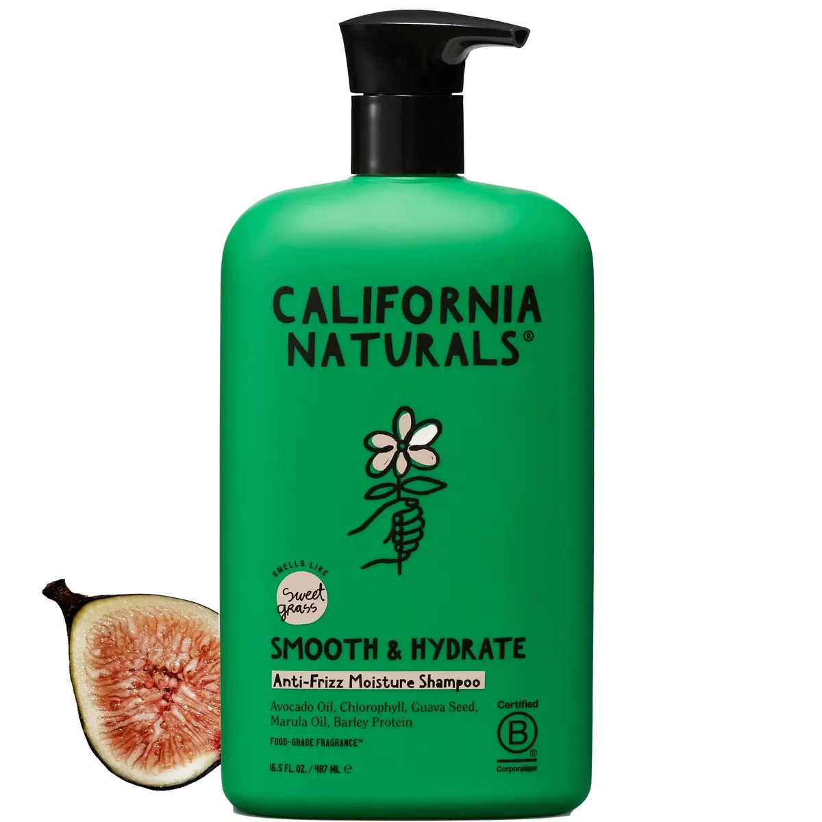 California Naturals Summer Fig Super Moisture Shampoo 16.5 Fl Oz | Hydrating, Vegan, Paraben & Sulfate Free - main product image