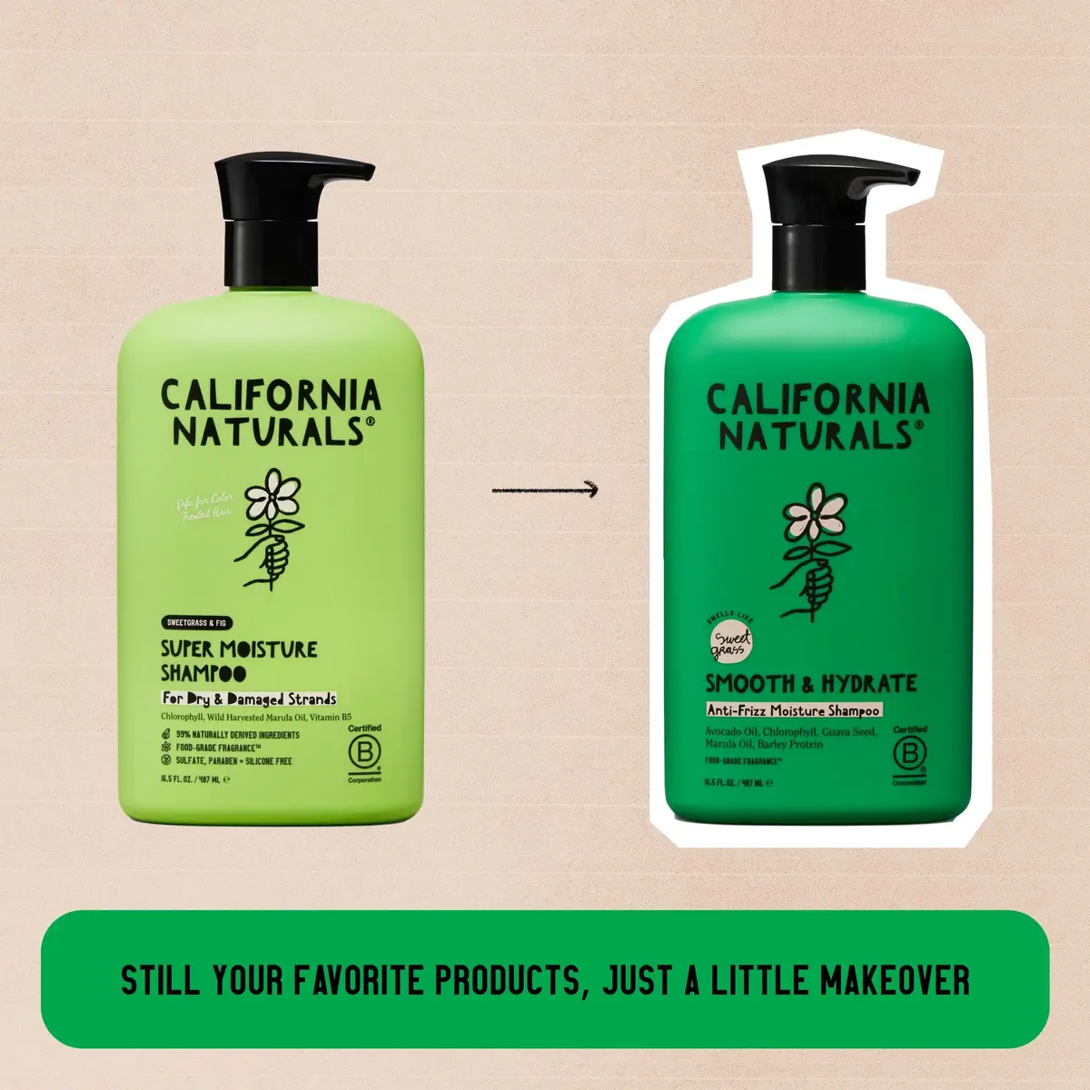 California Naturals Summer Fig Super Moisture Shampoo 16.5 Fl Oz | Hydrating, Vegan, Paraben & Sulfate Free - view 2