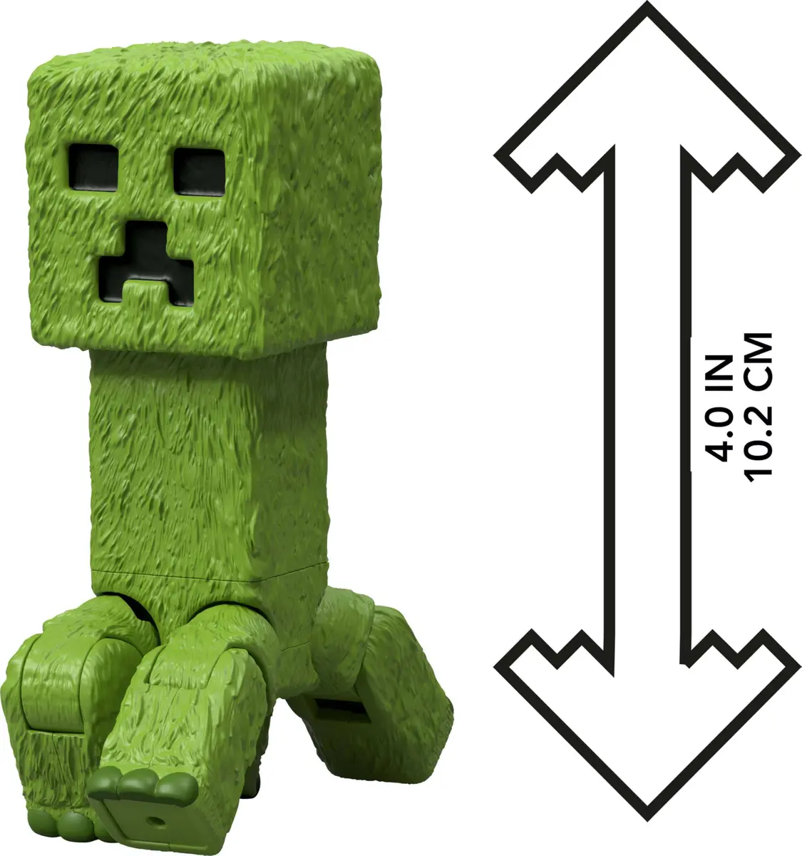 Mattel Minecraft Creeper Action Figure & Accessories Set 10.16cm (4-inch) | Posable Video Game Collectible - view 5