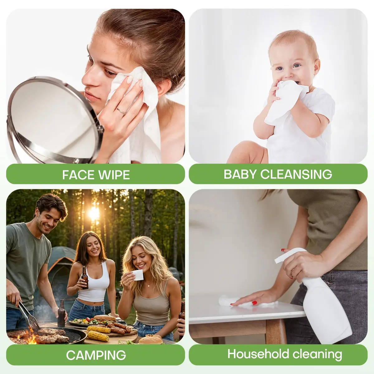 Fancyou Disposable Face Towels 20 Count | Eco-Friendly, Compact & Skin-Friendly - view 8
