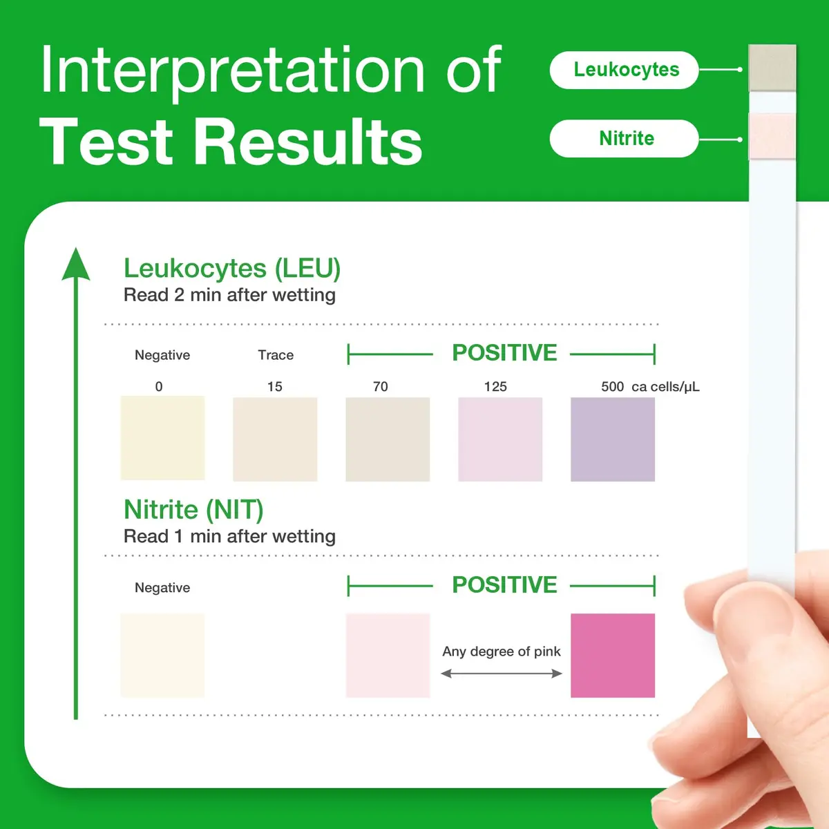 Easy@Home UTI Test Strips 5 Pack | Accurate Home Urinary Tract Test Kit for Women Men - view 6