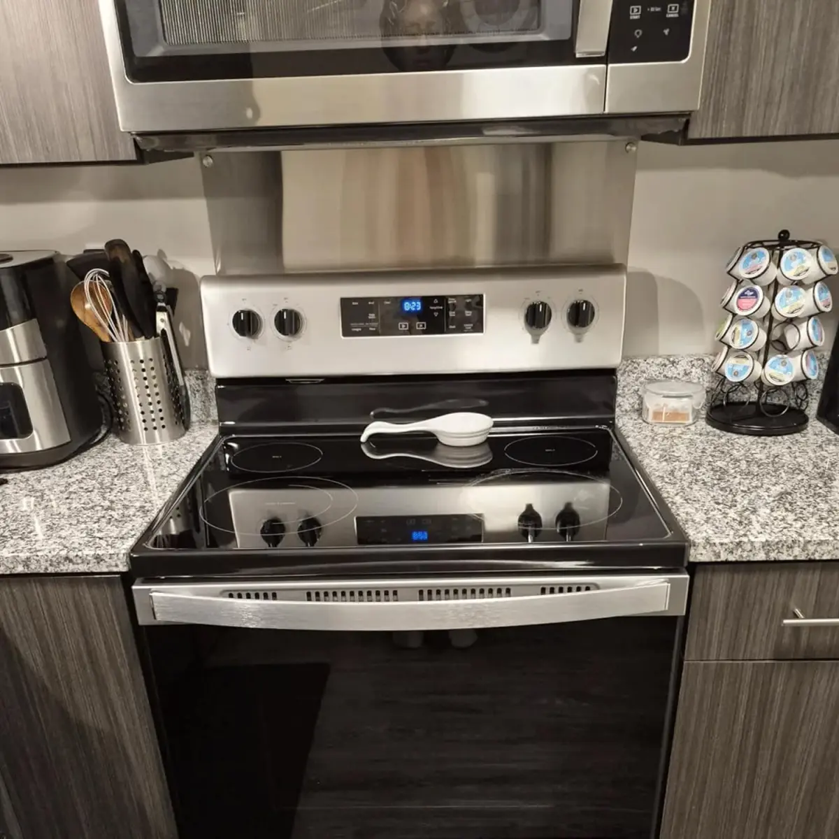 TUTU Stainless Steel Stove Backsplash 24" x 30" | Reversible Ultra Flat Splatter Guard - view 8