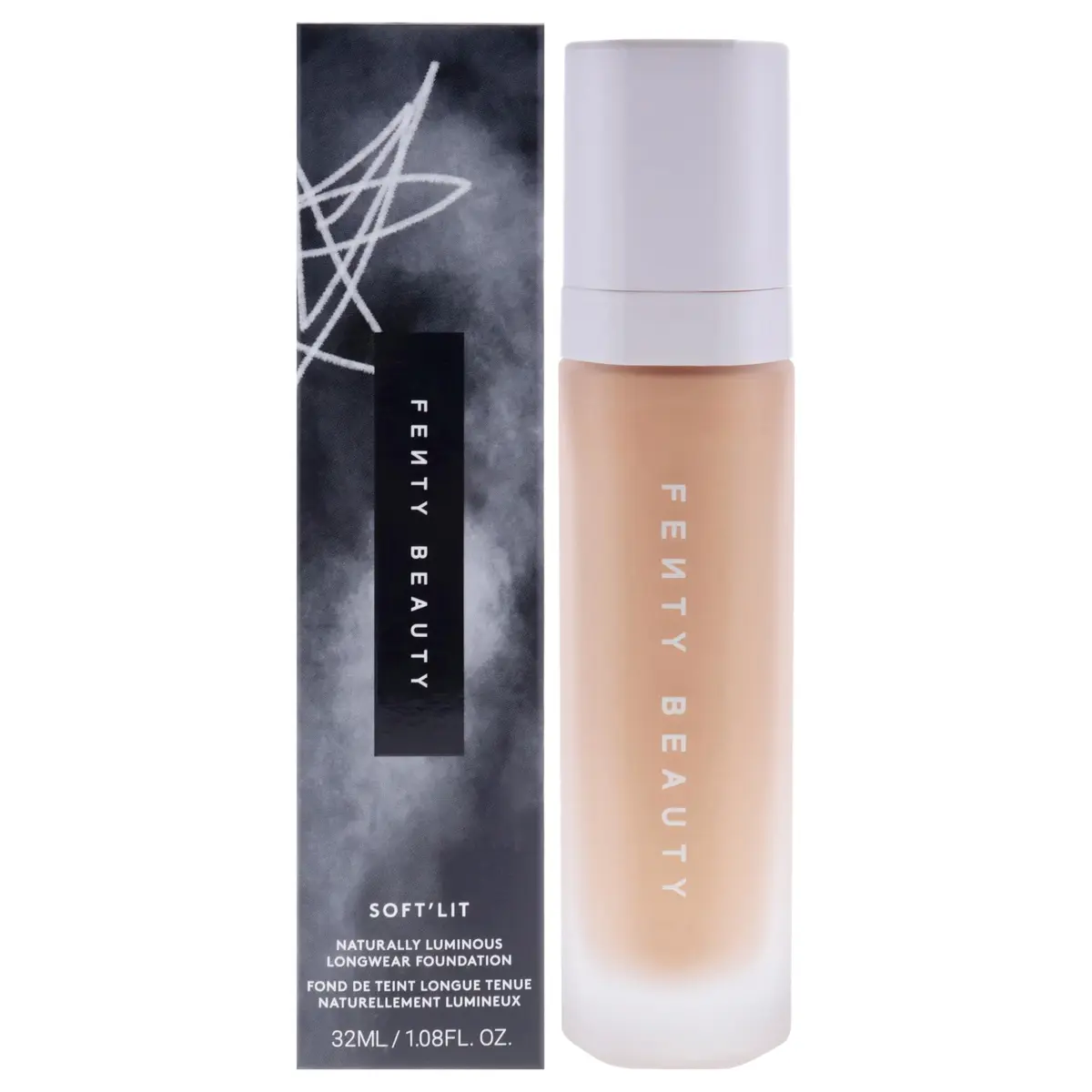 Fenty Beauty Soft Lit Naturally Luminous Longwear Foundation 1.08 oz | Hydrating, glow, sweat-resistant - main product image