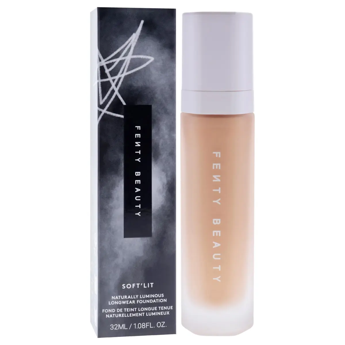 Fenty Beauty Soft Lit Naturally Luminous Longwear Foundation 1.08 oz | Hydrating, glow, sweat-resistant - view 3