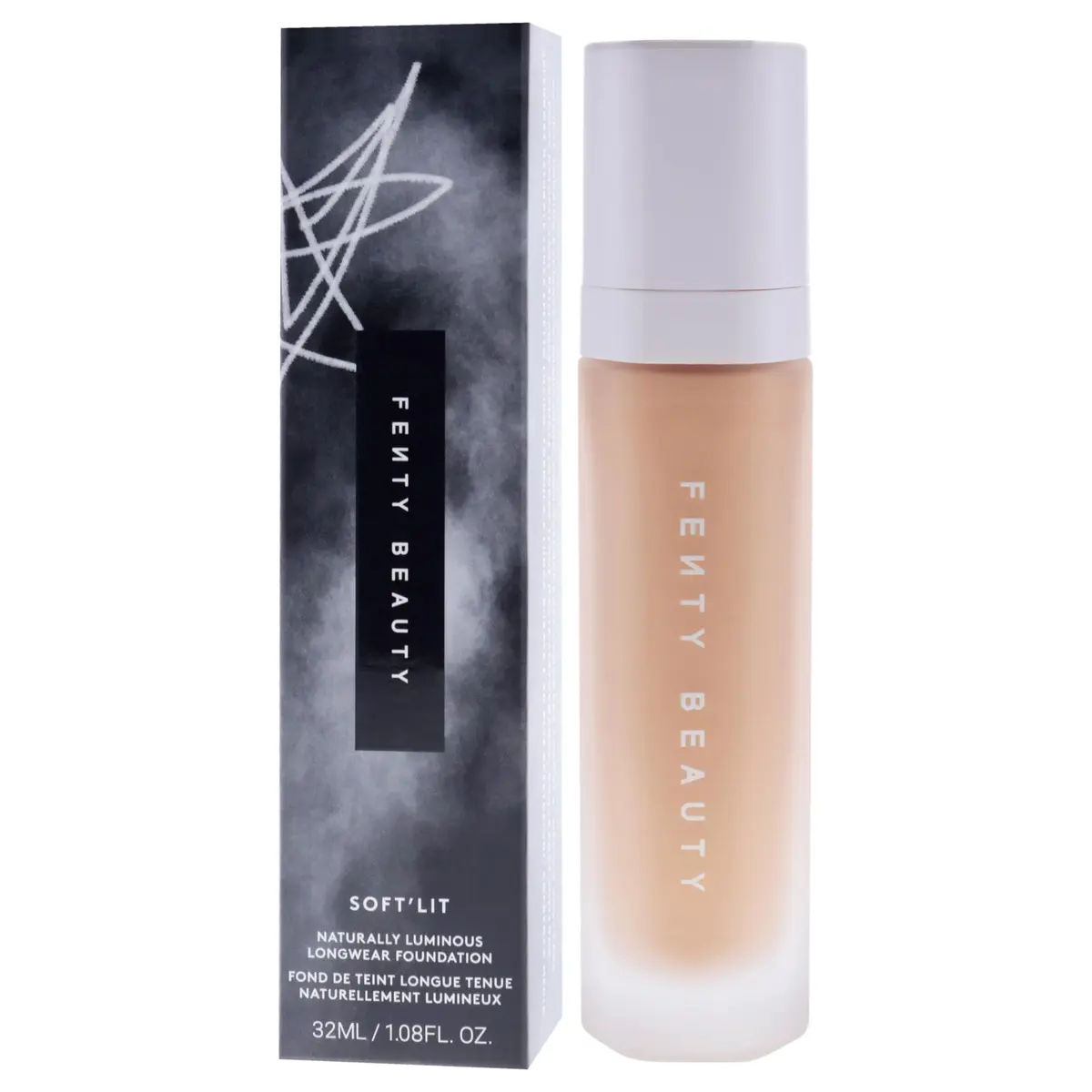 Fenty Beauty Soft Lit Naturally Luminous Longwear Foundation 1.08 oz | Hydrating, glow, sweat-resistant - view 4