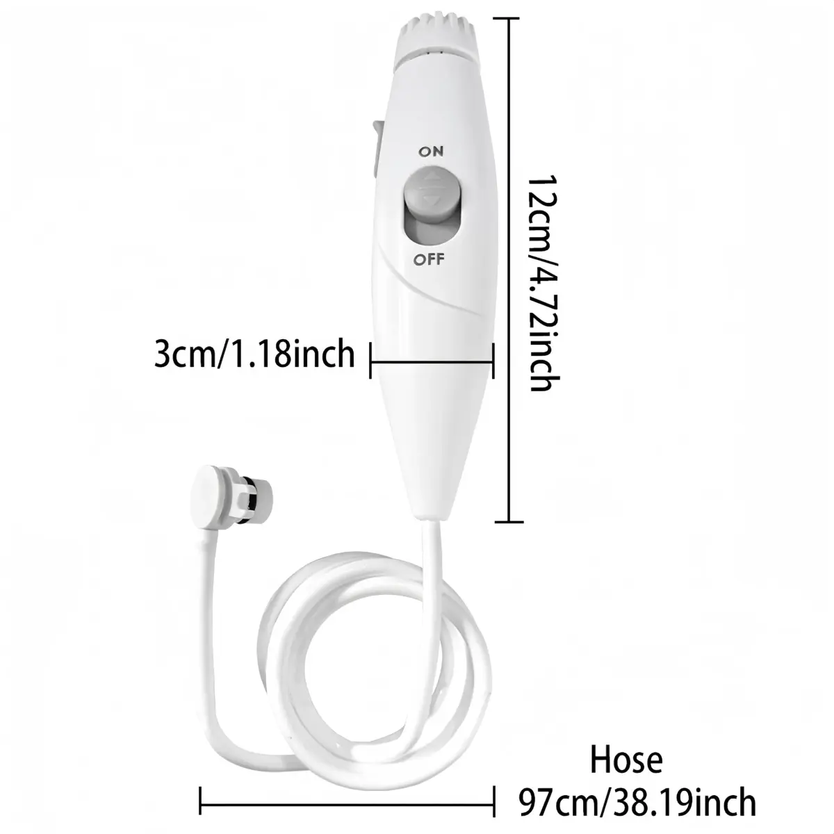 Yooreps Replacement Hose and Handle for Waterpik WP-100 WP-140 Series | Compatible with WP-660 WP-900 Models - view 3