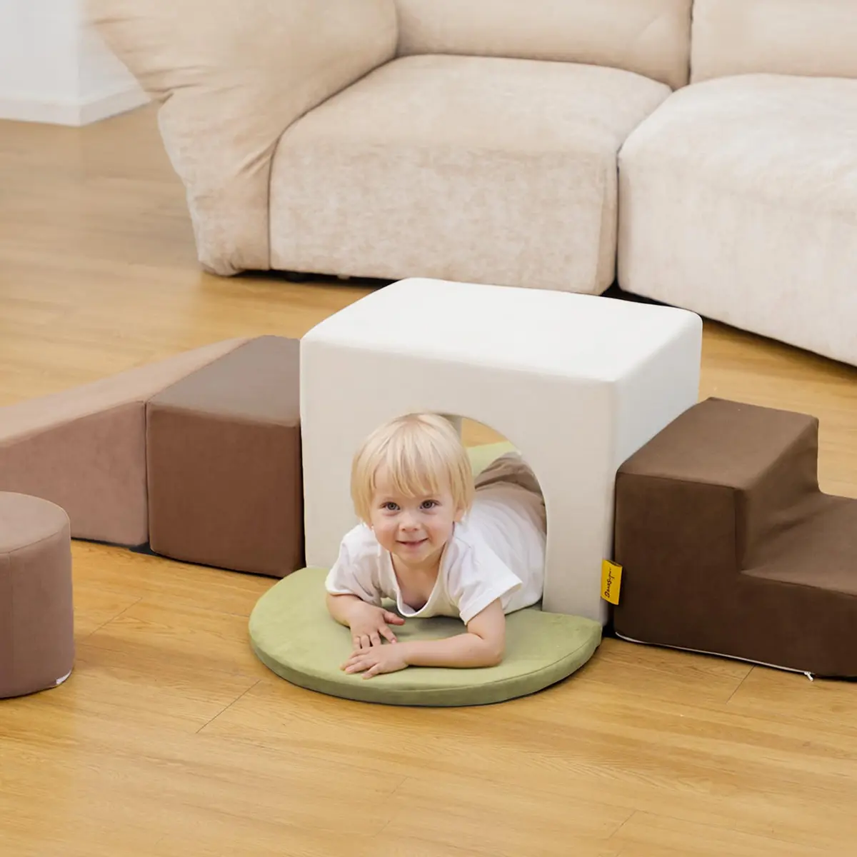 BanaSuper Kids Foam Climbing Blocks Playset 7PC | Indoor Soft Toy for Toddlers & Babies - view 7