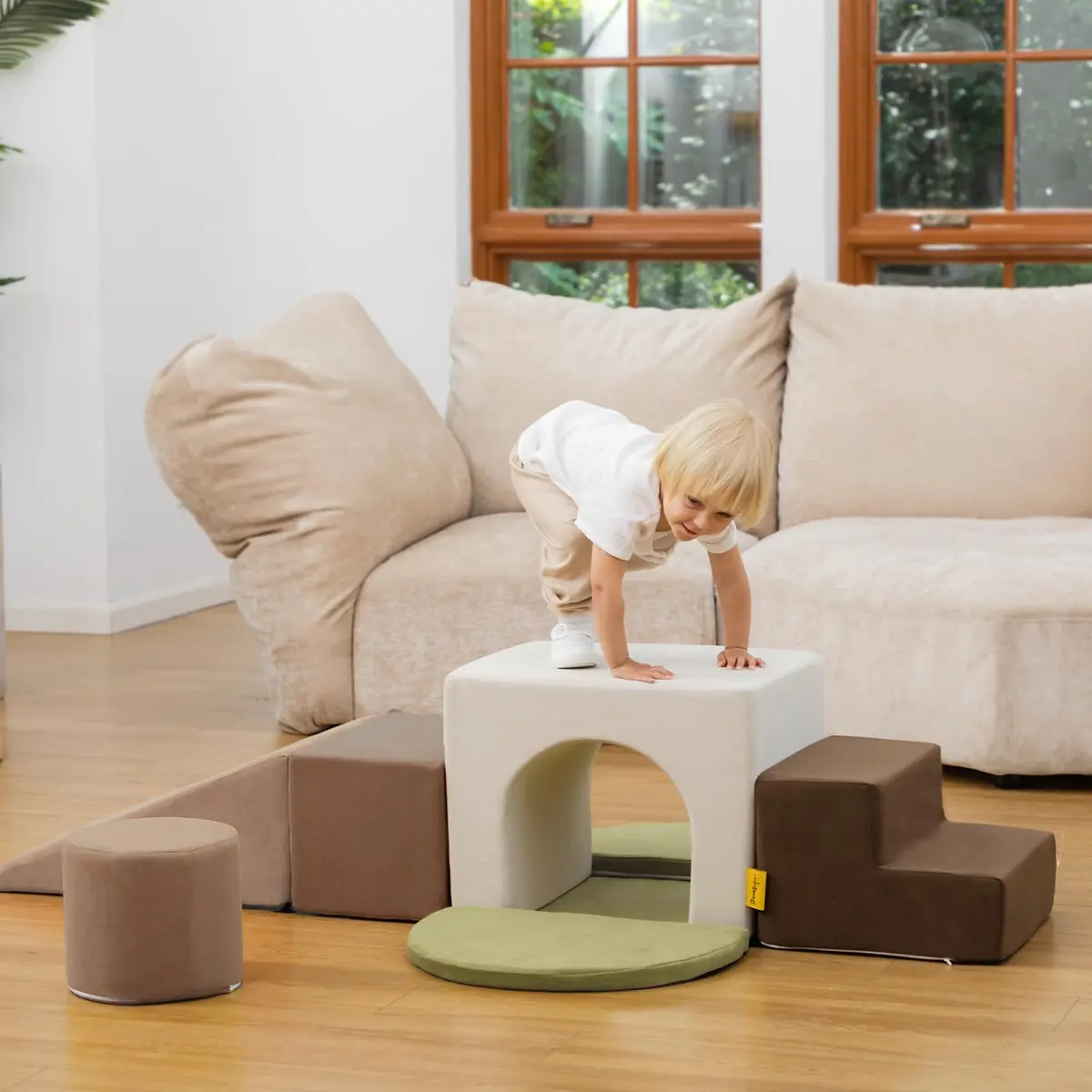 BanaSuper Kids Foam Climbing Blocks Playset 7PC | Indoor Soft Toy for Toddlers & Babies - view 8