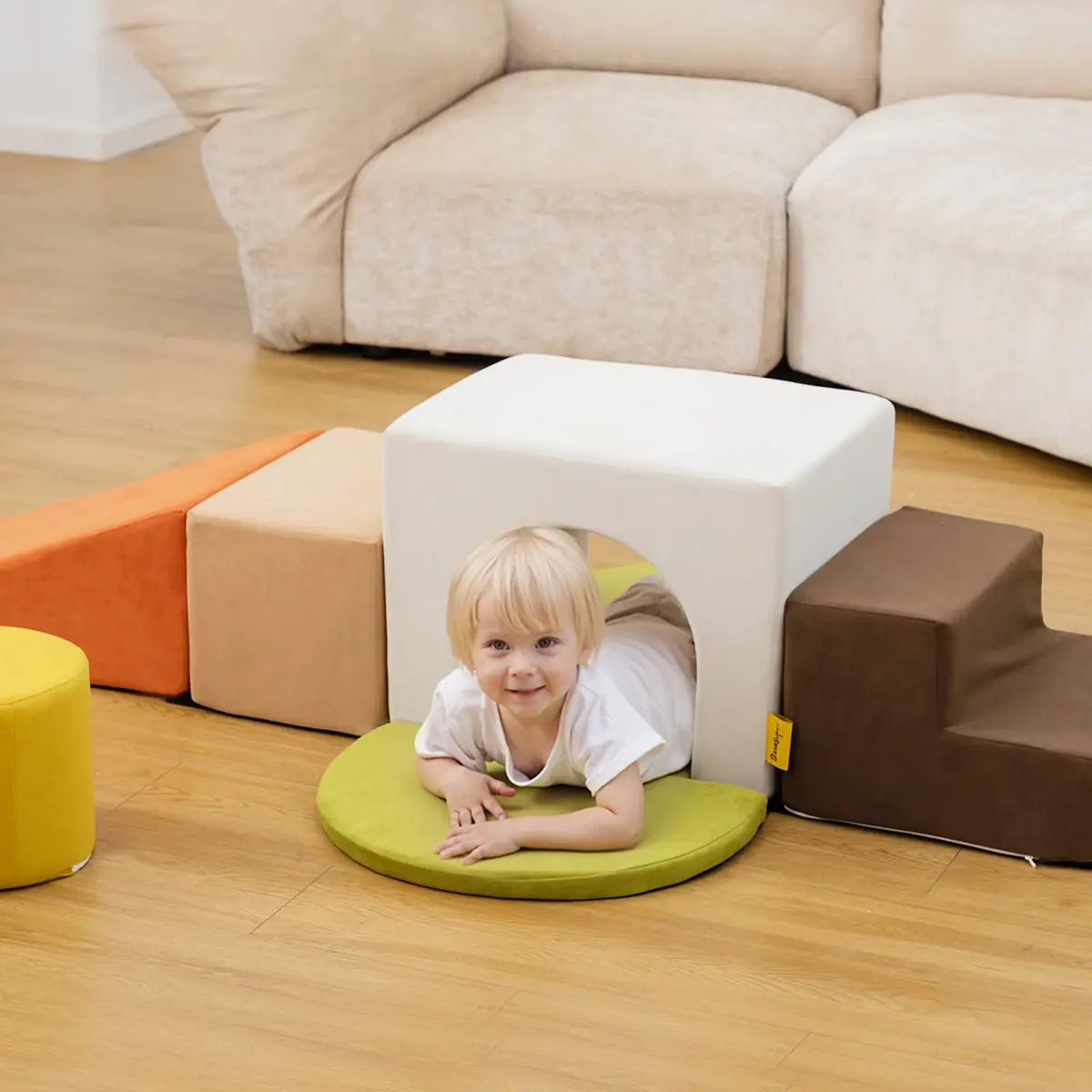 BanaSuper Kids Foam Climbing Blocks Playset 7pcs | Indoor Soft Toy for Toddlers - view 7