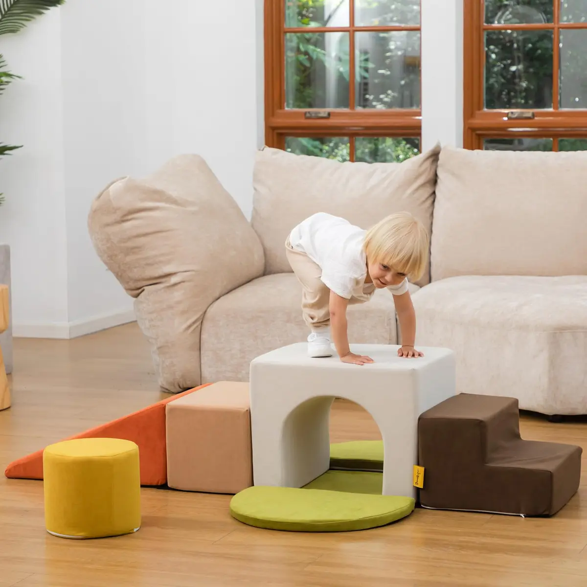 BanaSuper Kids Foam Climbing Blocks Playset 7pcs | Indoor Soft Toy for Toddlers - view 8