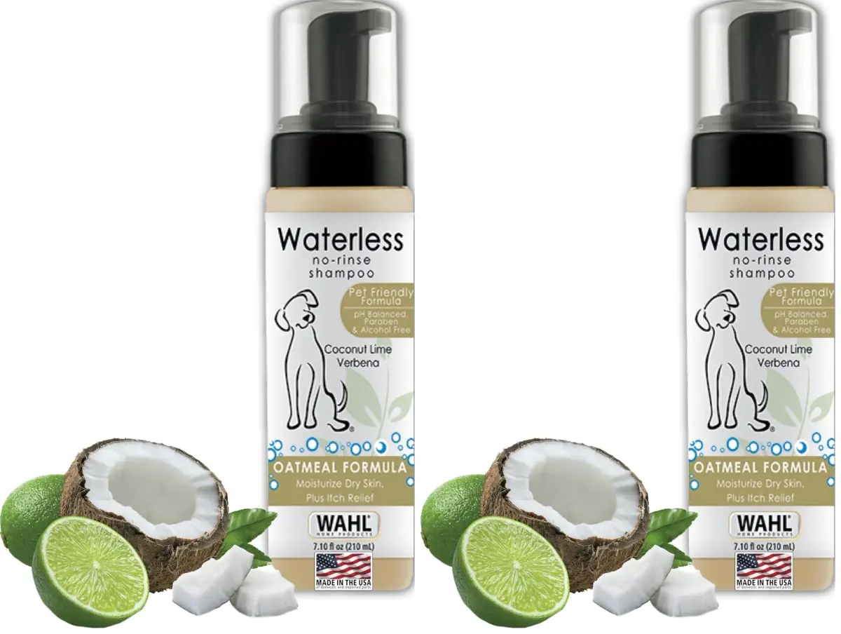 Wahl Waterless Oatmeal & Coconut Lime Verbena Pet Shampoo 420ml (14.2 Fl Oz) | No-Rinse Formula for Dogs, Cats & Horses - main product image