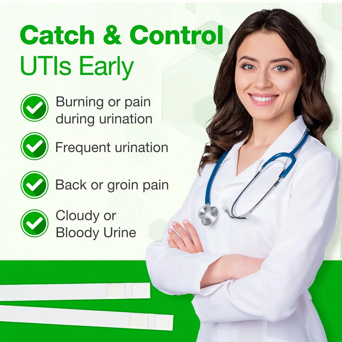 Easy@Home 3 Pack Urinary Tract Infection Test Strips for Women | Accurate & Reliable Home UTI Detection - view 4