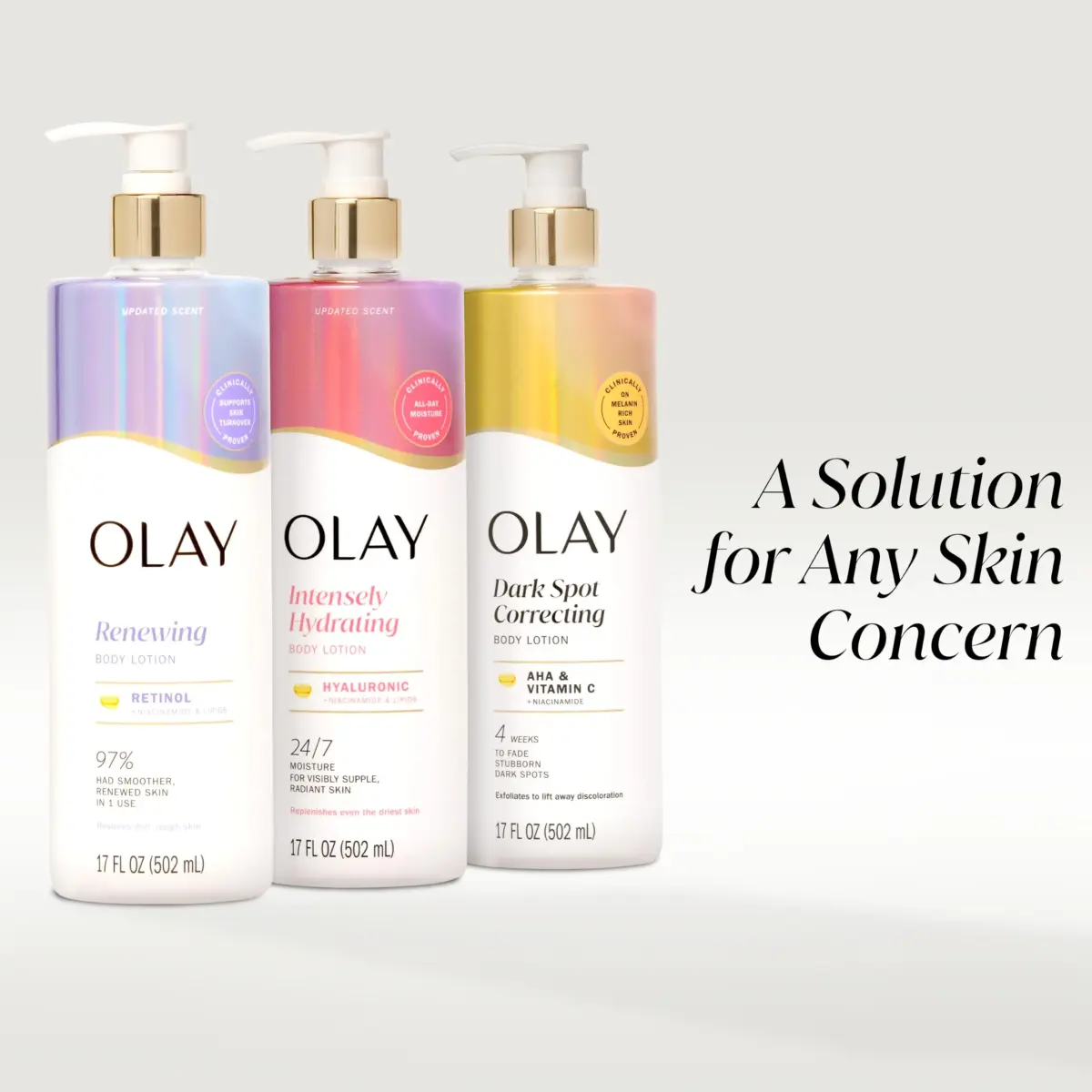 Olay Smoothing Body Lotion with Retinol Serum 502ml (17 fl oz) | Visibly Smoother Skin, 24hr Moisture, Vitamin B3 - view 9