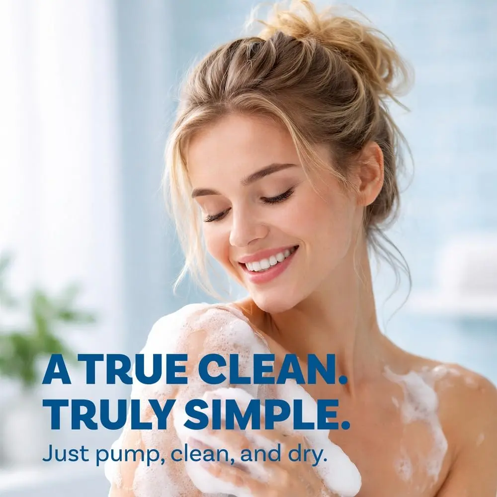 Scrubzz No Rinse Body Wash for Elderly 8.5 fl oz | Gentle Waterless Foam for Post Surgery & Travel - view 3