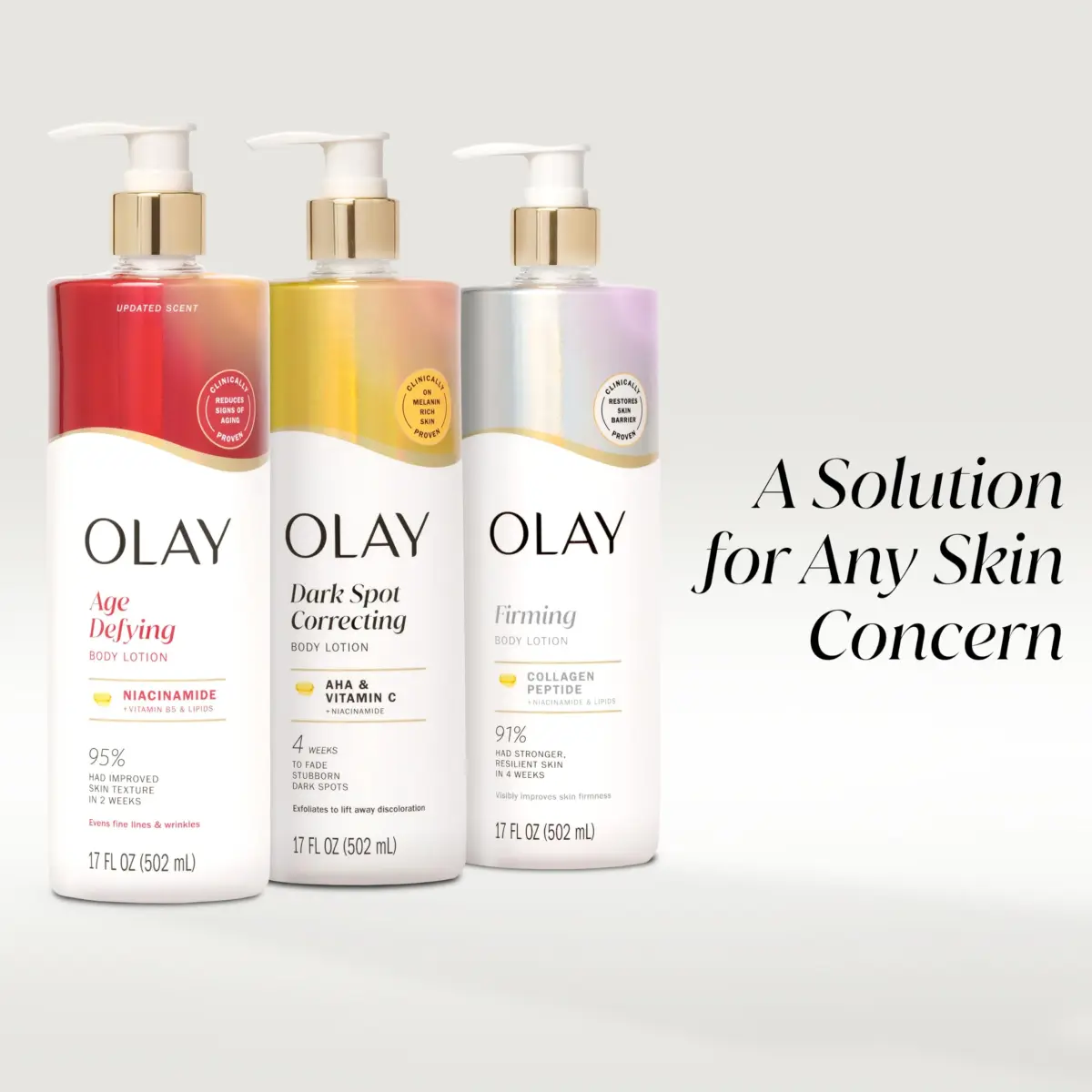 Olay Age Defying & Hydrating Body Lotion with Niacinamide Serum 503ml (17 fl oz) | 24hr Moisture for All Skin Types - view 9