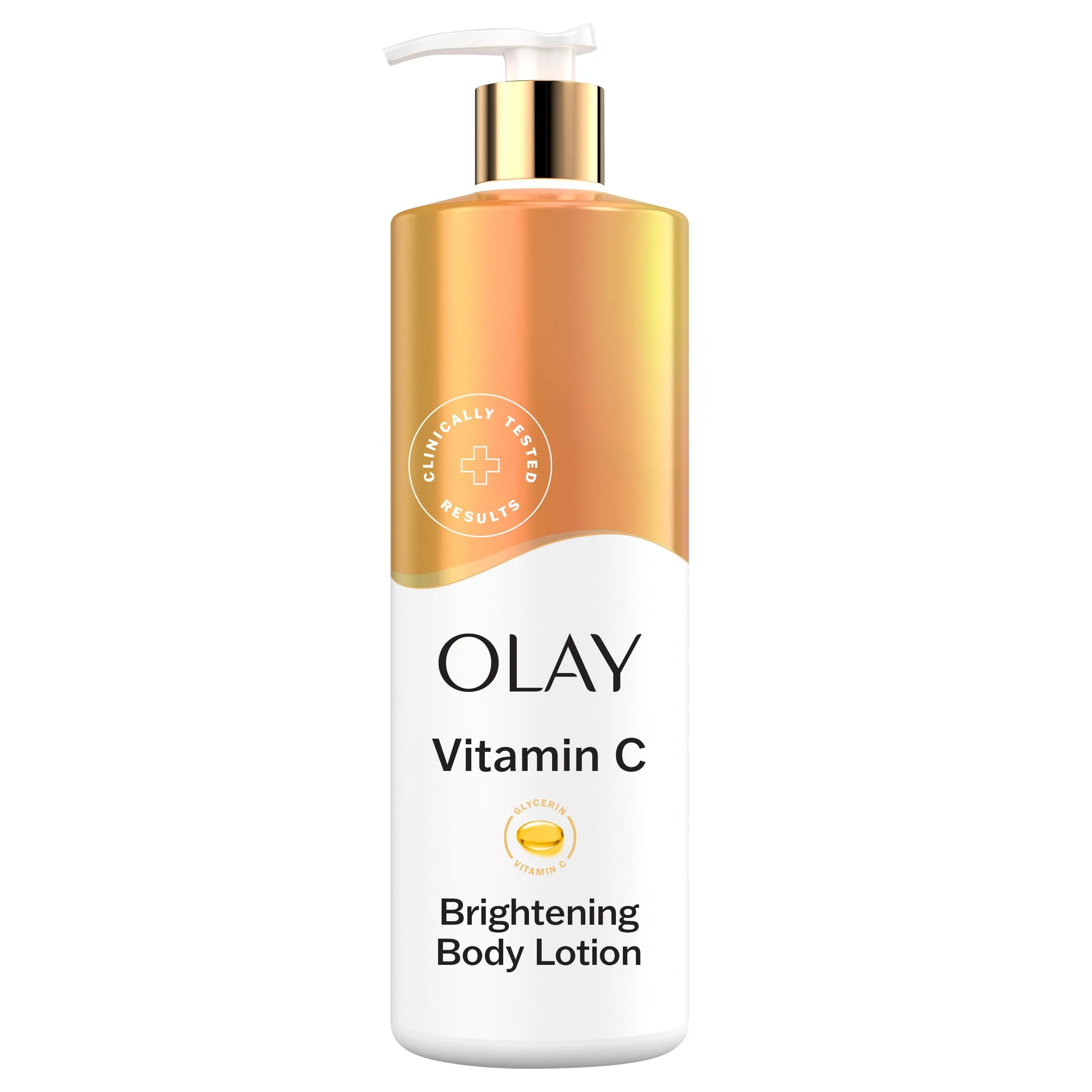 Olay Brightening Vitamin C Body Lotion with B3 Complex, 502 ml (17 fl oz) | 24hr Hydration for All Skin Types - main product image
