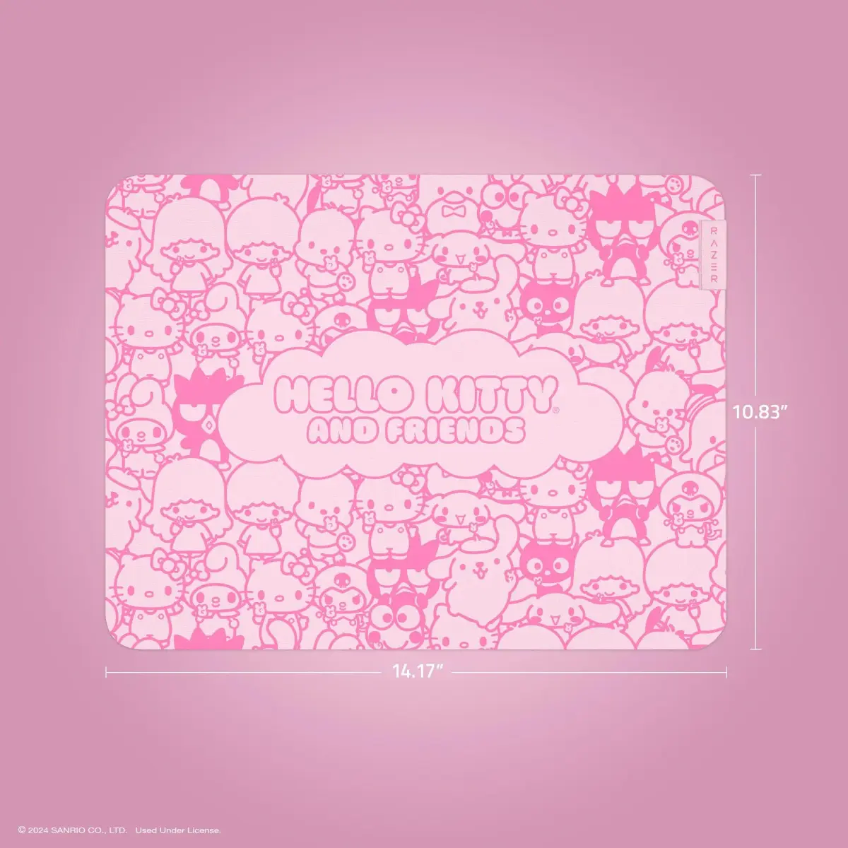 Razer Gigantus V2 Gaming Mouse Pad M Hello Kitty & Friends Edition | Textured Micro-Weave Cloth Surface - view 5