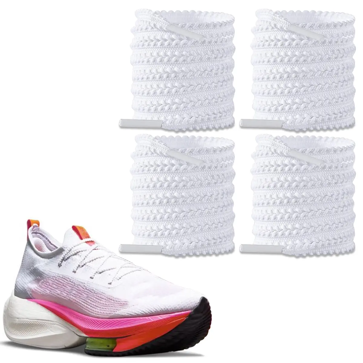 UamGlsob White Shoelace 54" | Durable, Stylish & Compatible - main product image