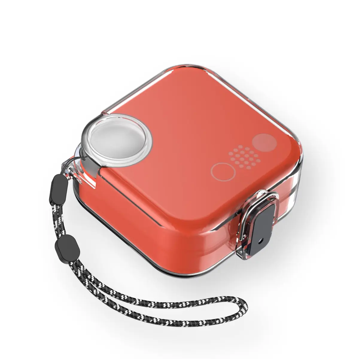 POZCIS CMF Buds Case Cover Hard PC Shell Clear | Protective Earbuds Case with Lanyard - main product image