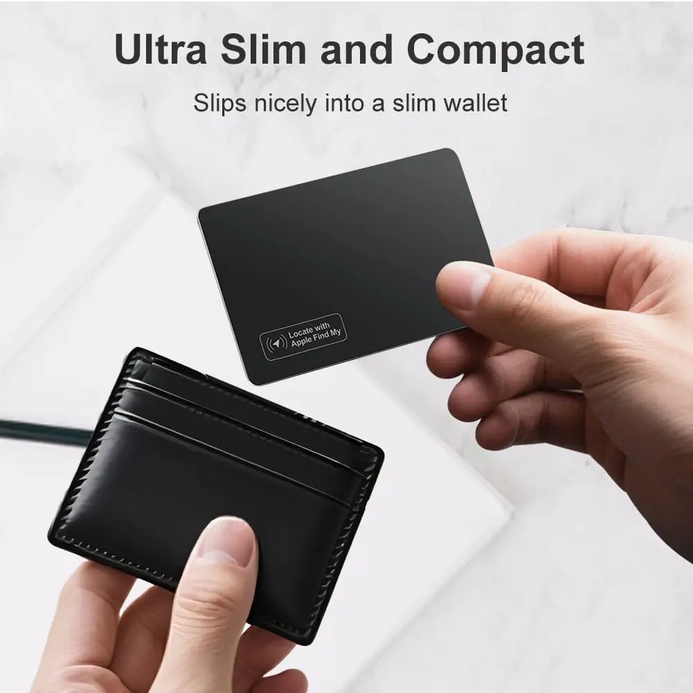 YAOTE Ultra-Slim Wallet Tracker Card, Rechargeable 1.8mm | Apple Find My Compatible - view 6