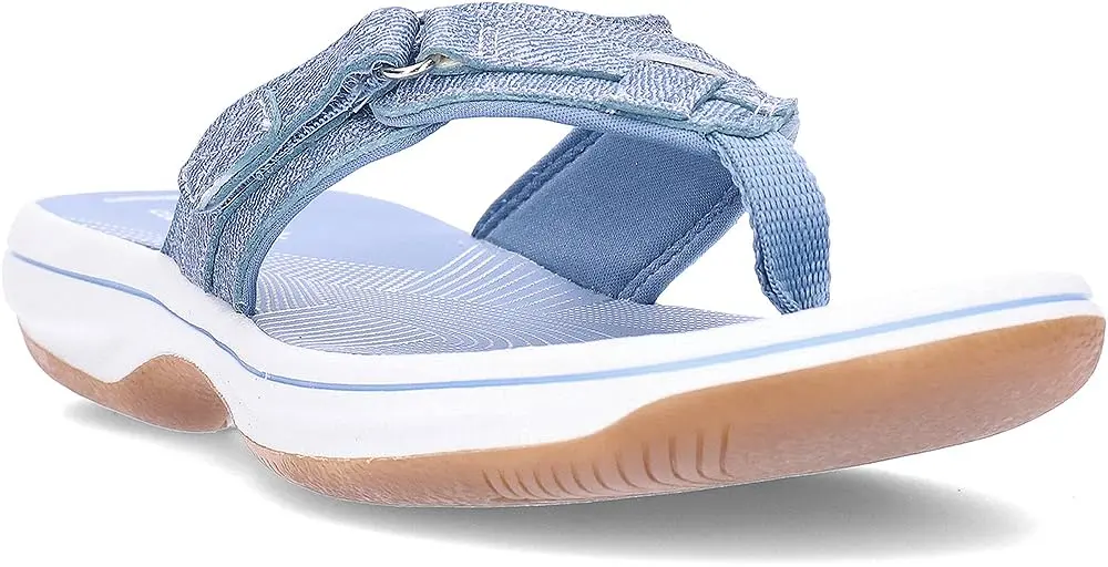 Clarks Breeze Sea Flip-Flops 10.5 US | Lightweight Casual Sandal for Women - main product image