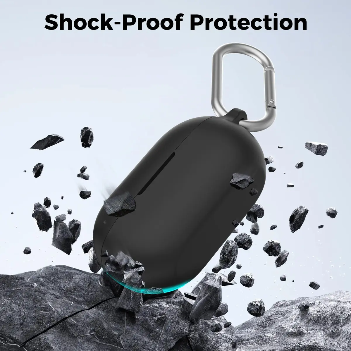 AHASTYLE Silicone Case for Beats Solo Buds (2024) | Shockproof & Dust-Resistant Earbud Case - view 4