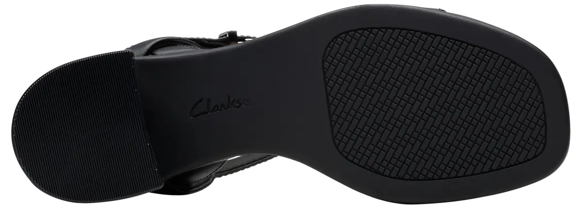 Clarks Women's Jaylan RaySandal Black Leather 6.5 | Classic Casual Comfort - view 3