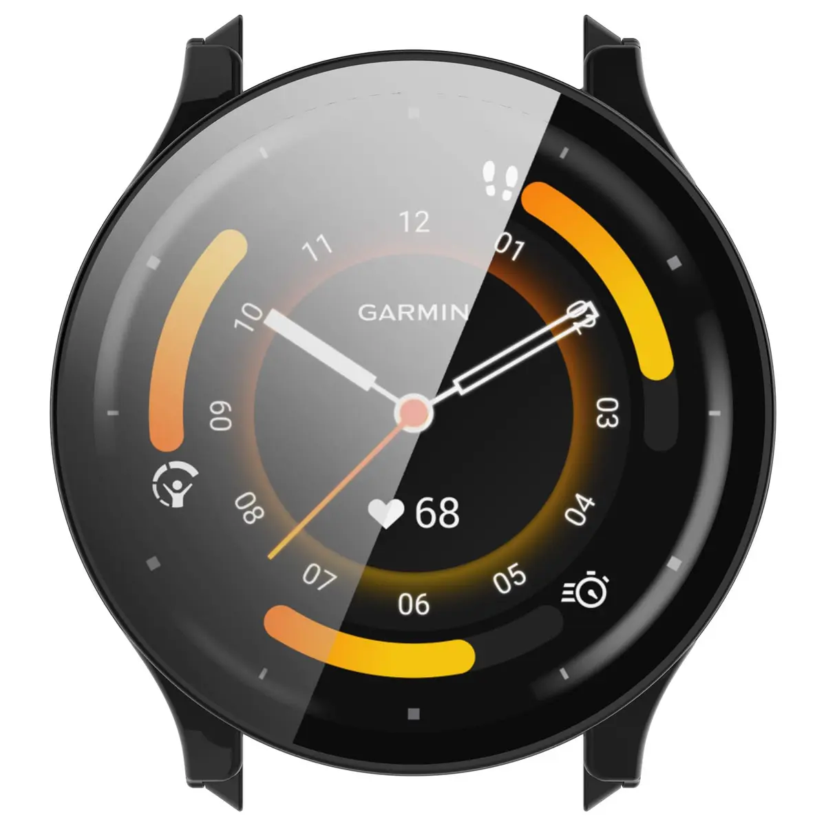 FanTEK Black Polycarbonate Watch Case for Garmin Venu 3S (41mm) | Scratch Resistant Shock Absorbing - view 8