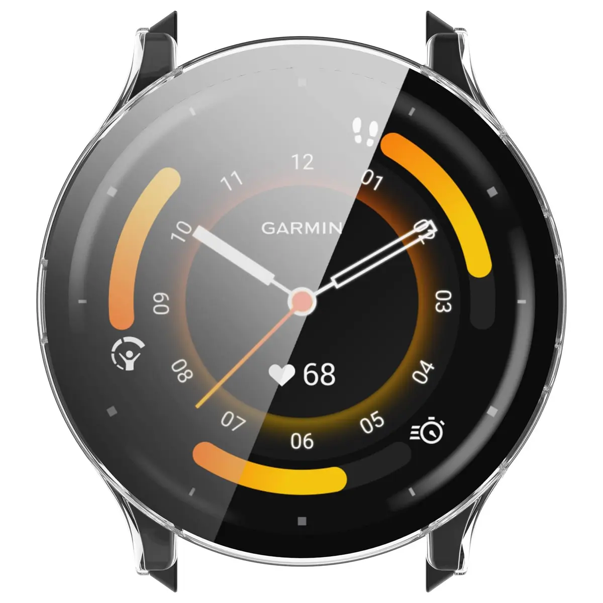 FanTEK Clear Protective Case for Garmin Venu 3 (45mm) | Scratch Resistant Shock Absorbing - view 7