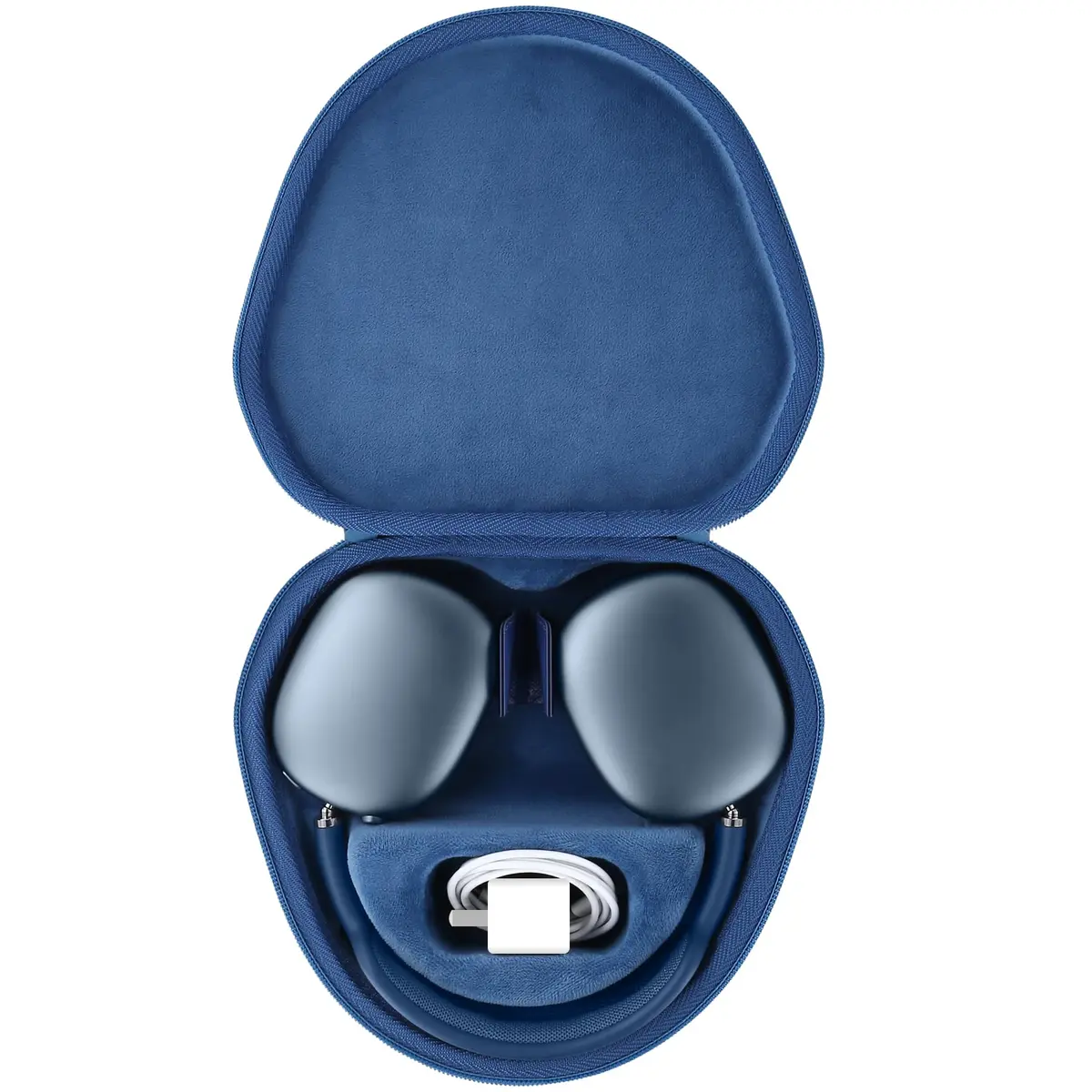 co2CREA Hard Case with Sleep Mode for Apple AirPods Max 2/1, Deep Blue | Shockproof Dustproof Water-Resistant - main product image