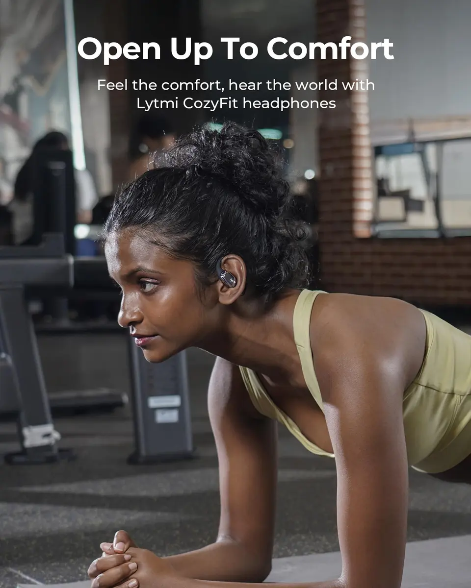 Lytmi CozyFit Open Ear Headphones 0.23oz | Ultra-Light Wireless Earbuds with 30 HRS Playtime - view 2