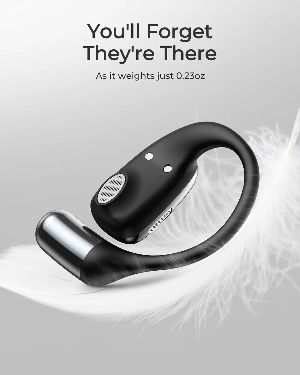 Lytmi CozyFit Open Ear Headphones 0.23oz | Ultra-Light Wireless Earbuds with 30 HRS Playtime - view 4