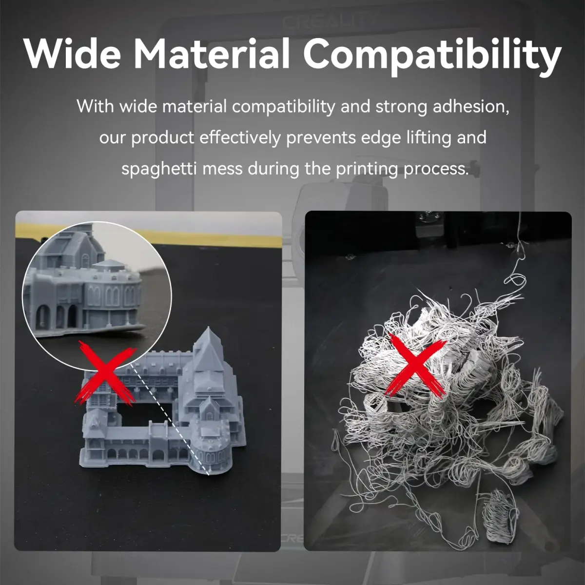 Creality Ender 3 V3 SE Build Plate 235x235mm Dual-Sided Epoxy Resin Coating Spring Steel Magnetic Platform Sheet | For Ender 3 V3 SE/KE/V2/K1/K1C/K1 SE Printers - view 5