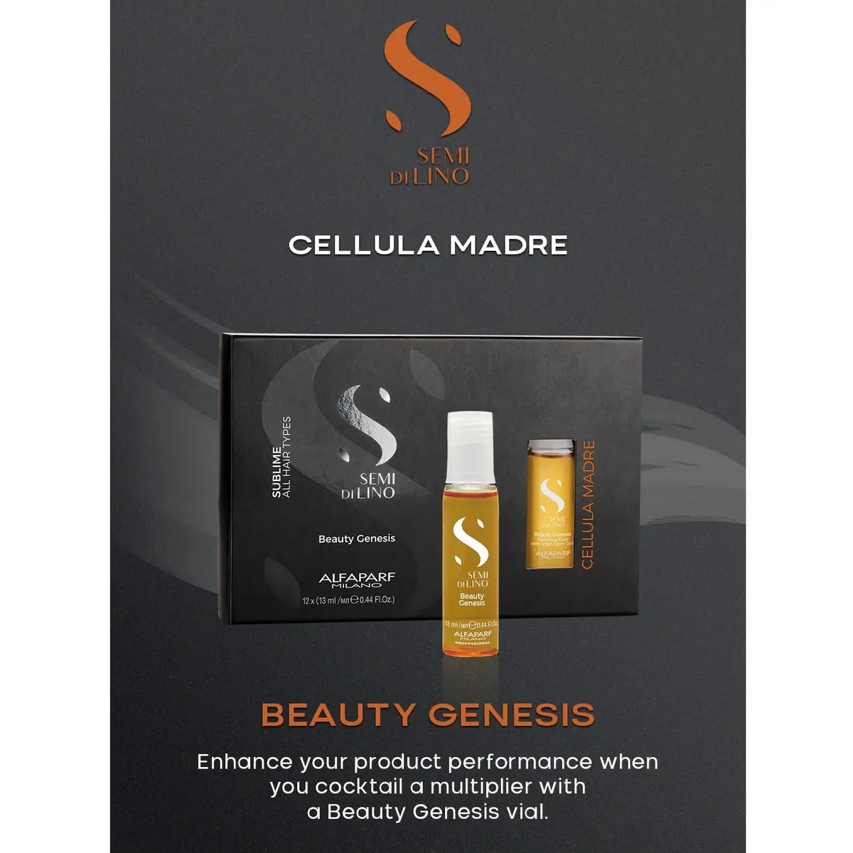 ALFAPARF MILANO Semi di Lino Cellula Madre Hair Treatment Set for Damaged Hair | Argan Stem Cell Therapy for All Hair Types - view 4
