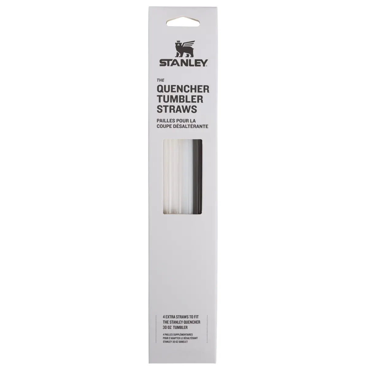 STANLEY Quencher Tumbler Straws for 30 oz | 4 Pack Replacement Straws | BPA-Free Plastic - main product image