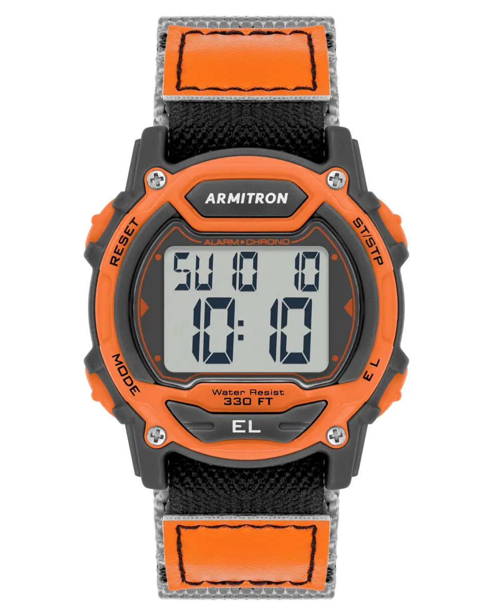 Armitron Sport Unisex Digital Chronograph Watch 40mm Nylon Strap Water-Resistant - main product image