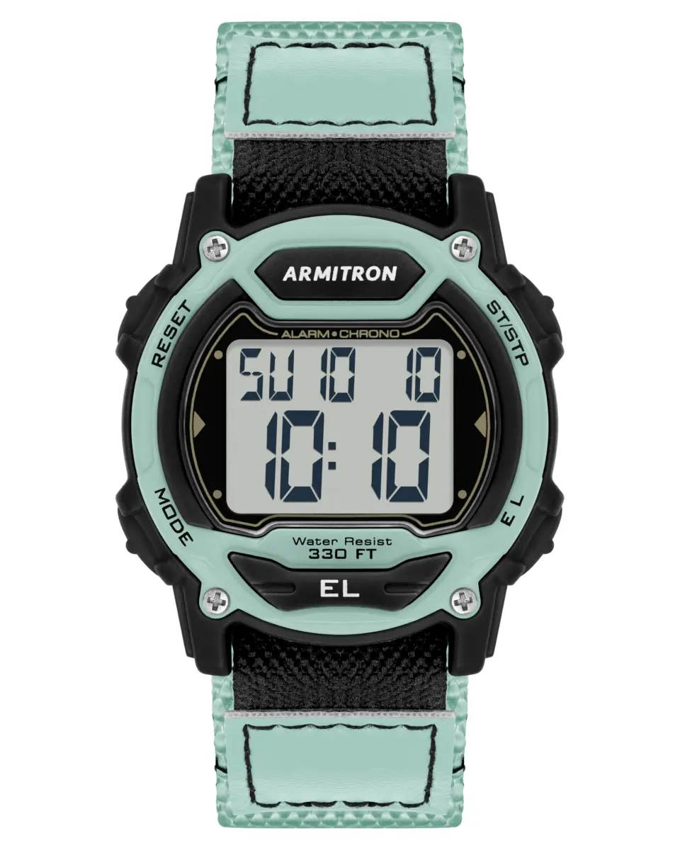 Armitron Sport Unisex Digital Chronograph Watch 45/7004 with Nylon Strap | Water Resistant 100M - main product image