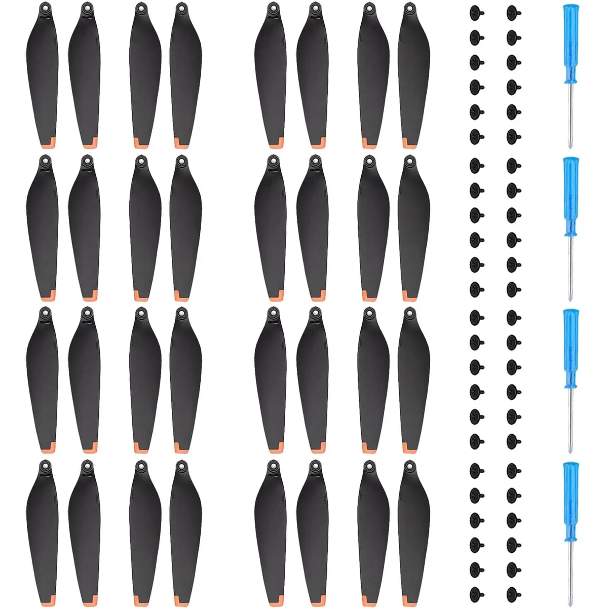 YETEETH 32Pcs Propeller for DJI Mini 4 Pro/Mini 3 Pro | Low Noise, Easy Install, Durable (70-120 chars) - main product image