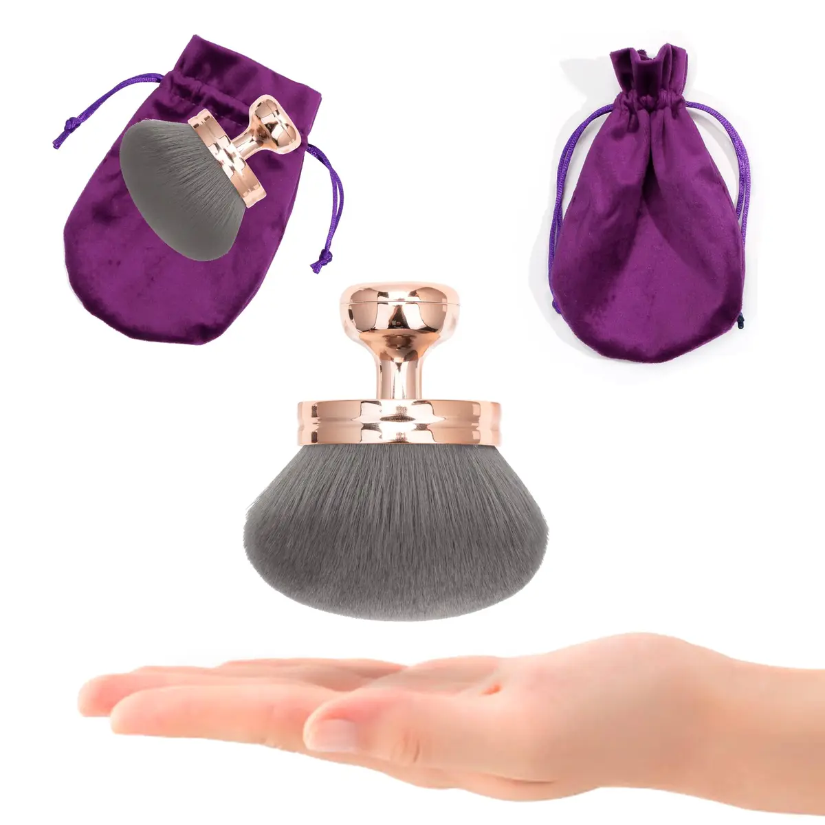 BABYSHEEP 3.2inch Round Head Blend & Blur Extra Large Body Makeup Brush | Vegan, Cruelty-Free for Self-Tanning & Body Makeup - view 5
