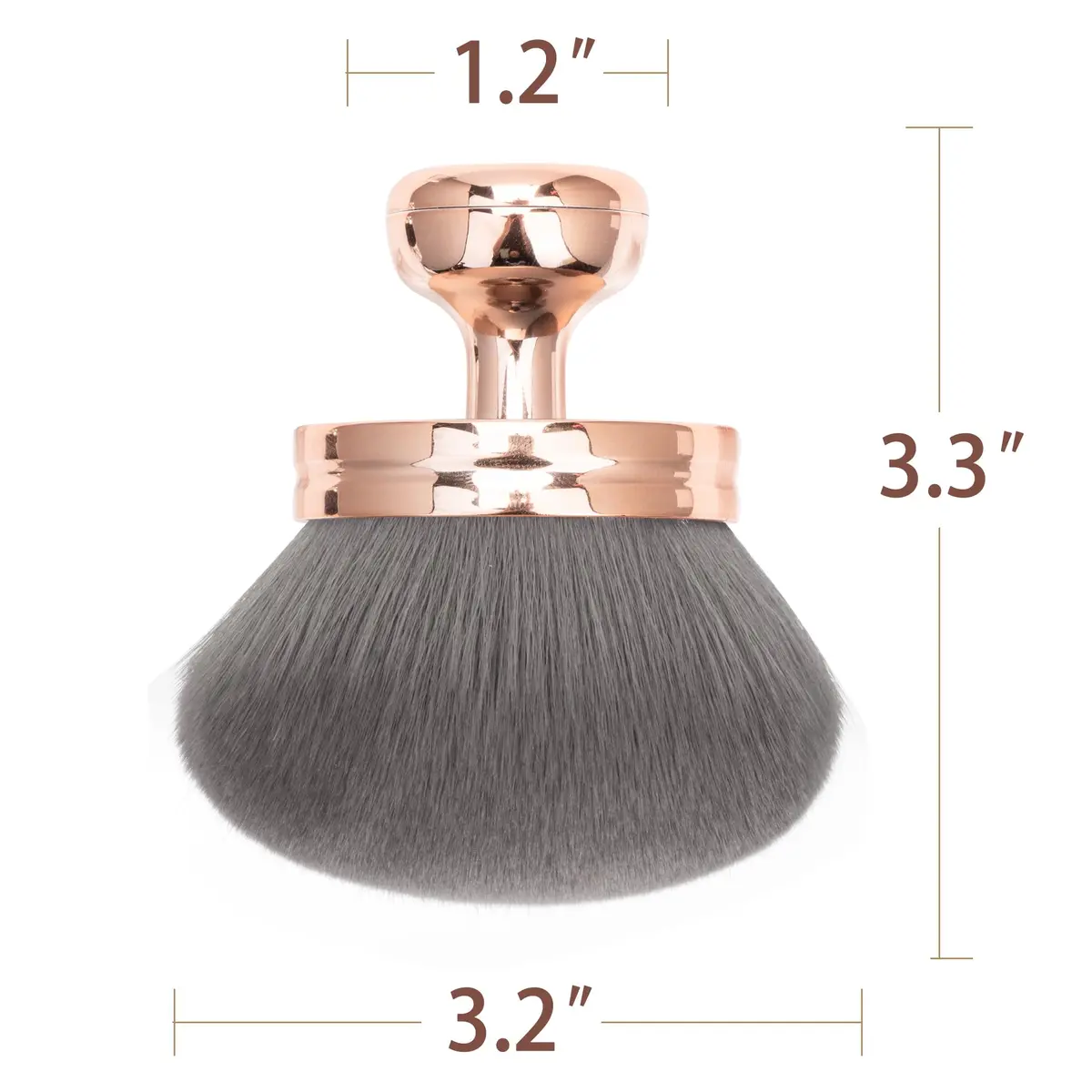 BABYSHEEP 3.2inch Round Head Blend & Blur Extra Large Body Makeup Brush | Vegan, Cruelty-Free for Self-Tanning & Body Makeup - view 2