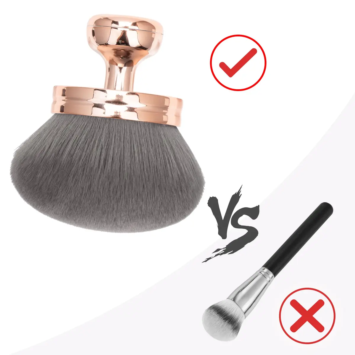 BABYSHEEP 3.2inch Round Head Blend & Blur Extra Large Body Makeup Brush | Vegan, Cruelty-Free for Self-Tanning & Body Makeup - view 3