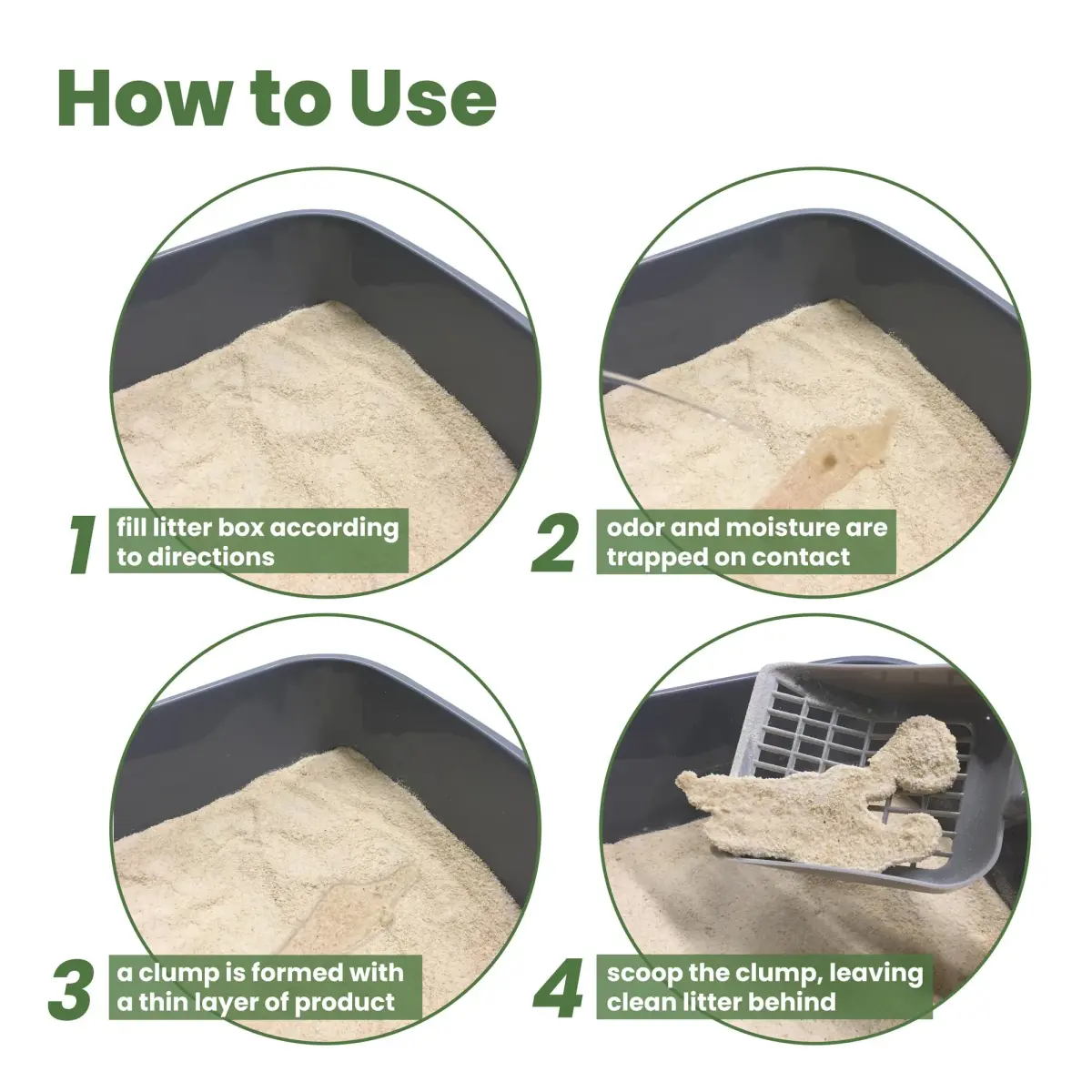 almo nature Natural Cat Litter 9.08 kg (20 lb) Pack of 4 | Odor Control & Flushable - view 4