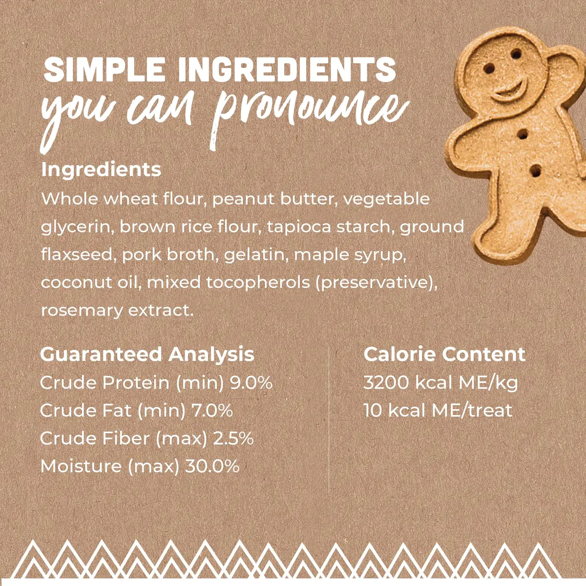 Buddy Biscuits Peanut Butter Dog Treats 8 oz Pouch | Soft & Chewy, Oven Baked in The USA - view 3