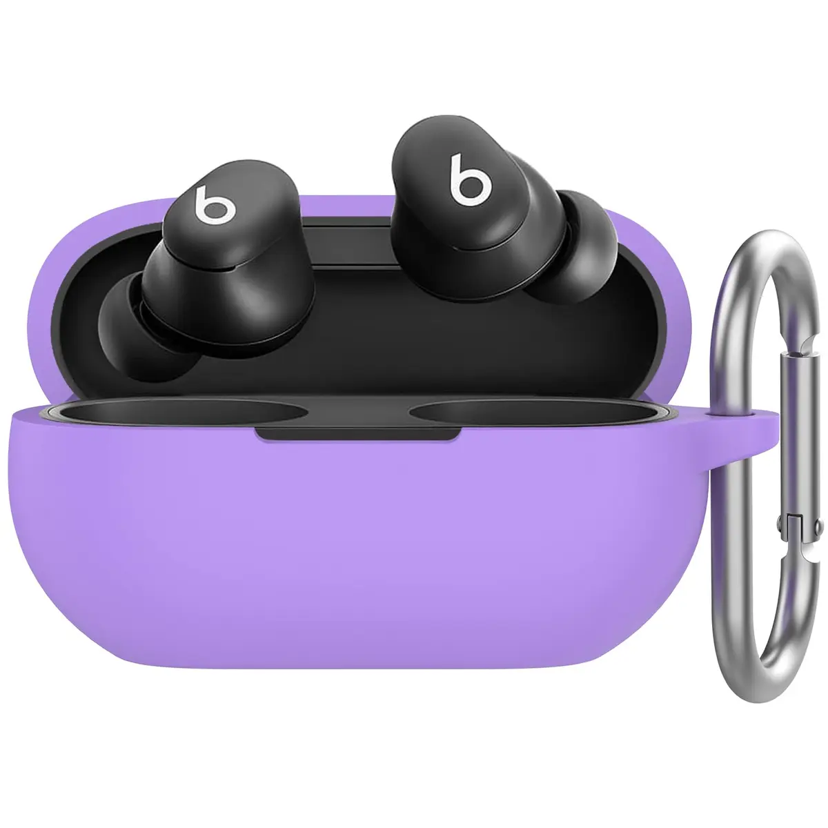 AHASTYLE Silicone Case for Beats Solo Buds (2024) Lavender | Protects Earbuds & Charging Case - main product image