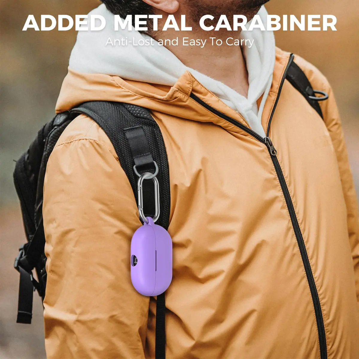 AHASTYLE Silicone Case for Beats Solo Buds (2024) Lavender | Protects Earbuds & Charging Case - view 7