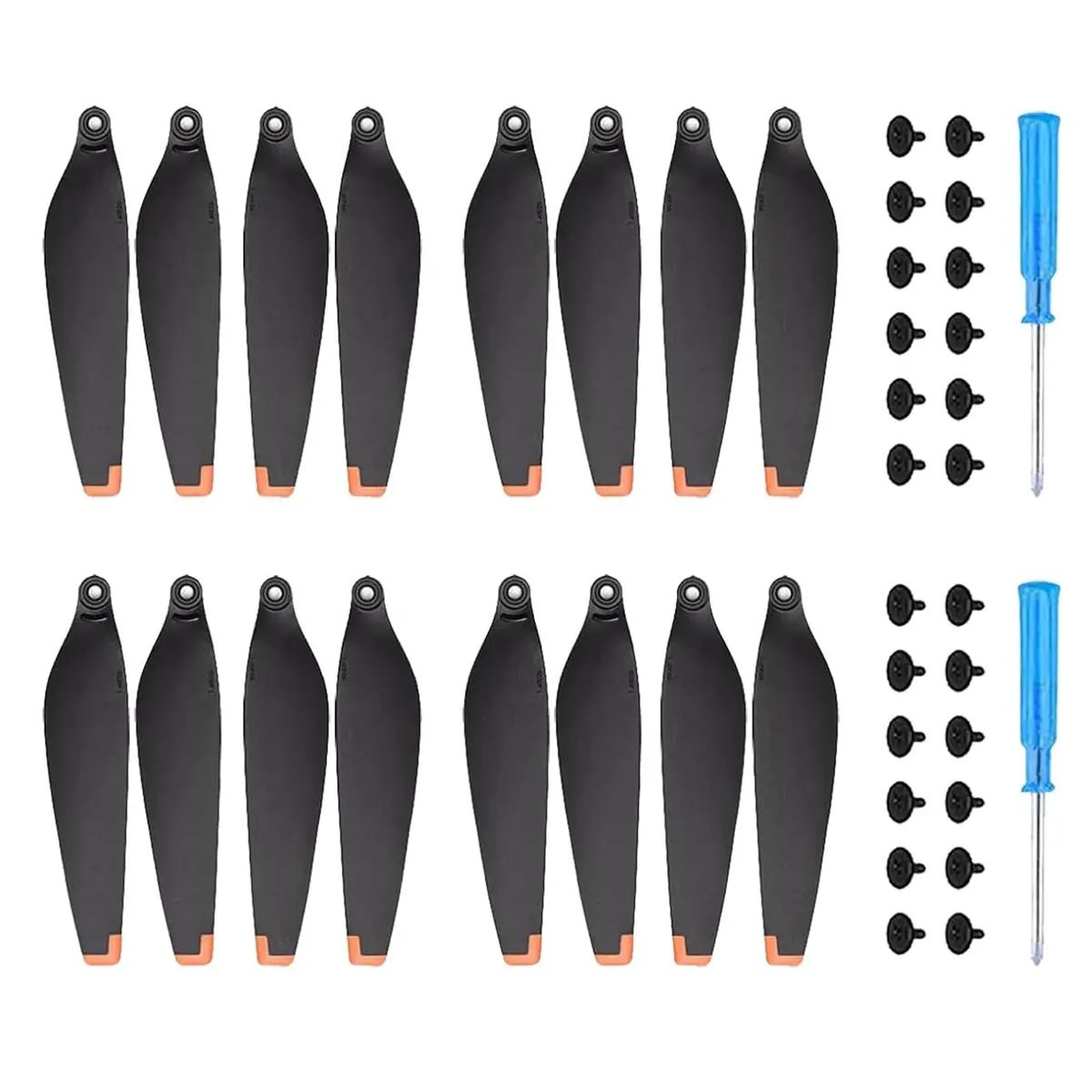 YETEETH 16Pcs Propeller for DJI Mini 4 Pro/Mini 3 Pro | Low Noise, Easy Install, Durable - main product image