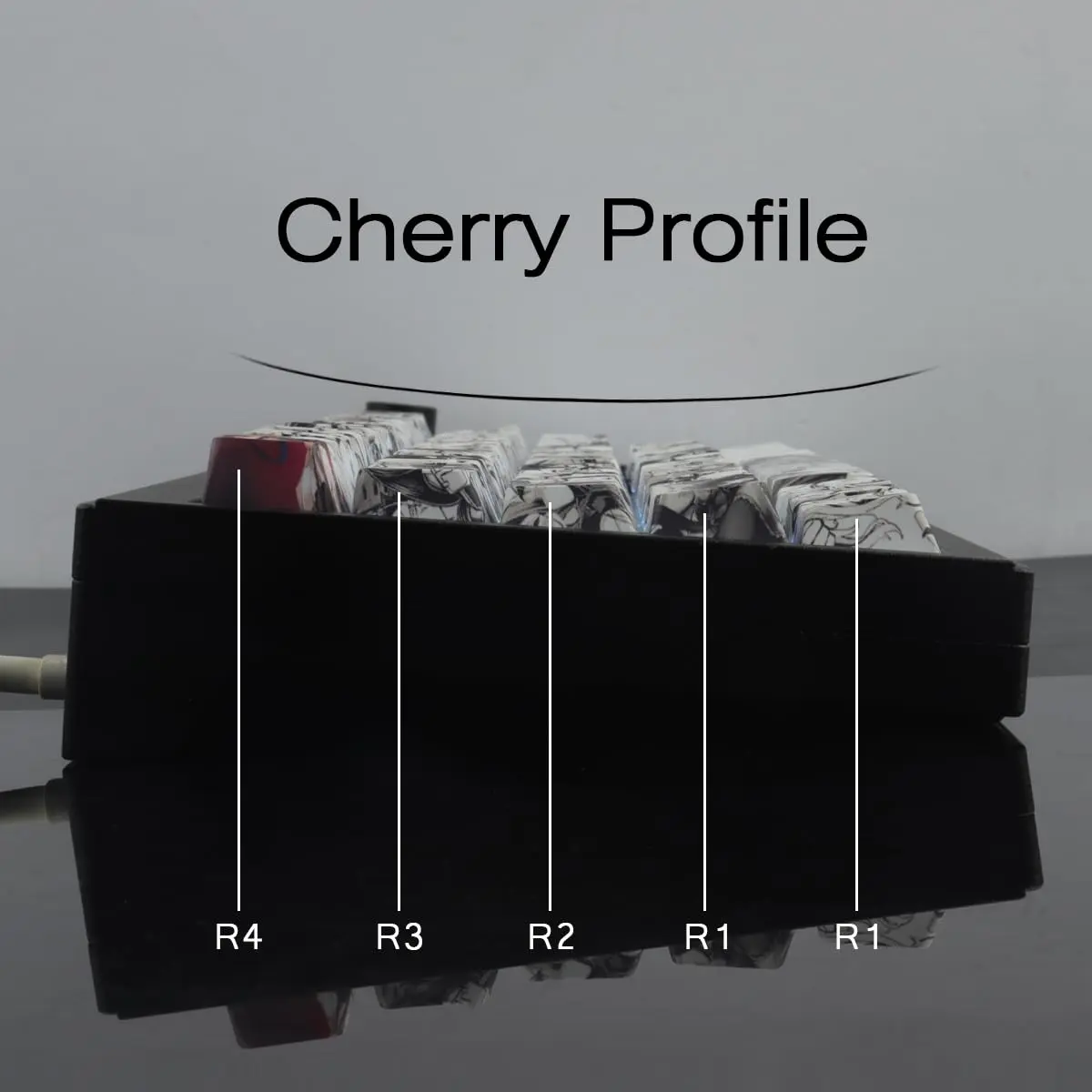Tsungup Anime Keycaps-SidePrint Set, 129 Keys, PBT, Cherry Profile | Unique Light-Through Design - view 6