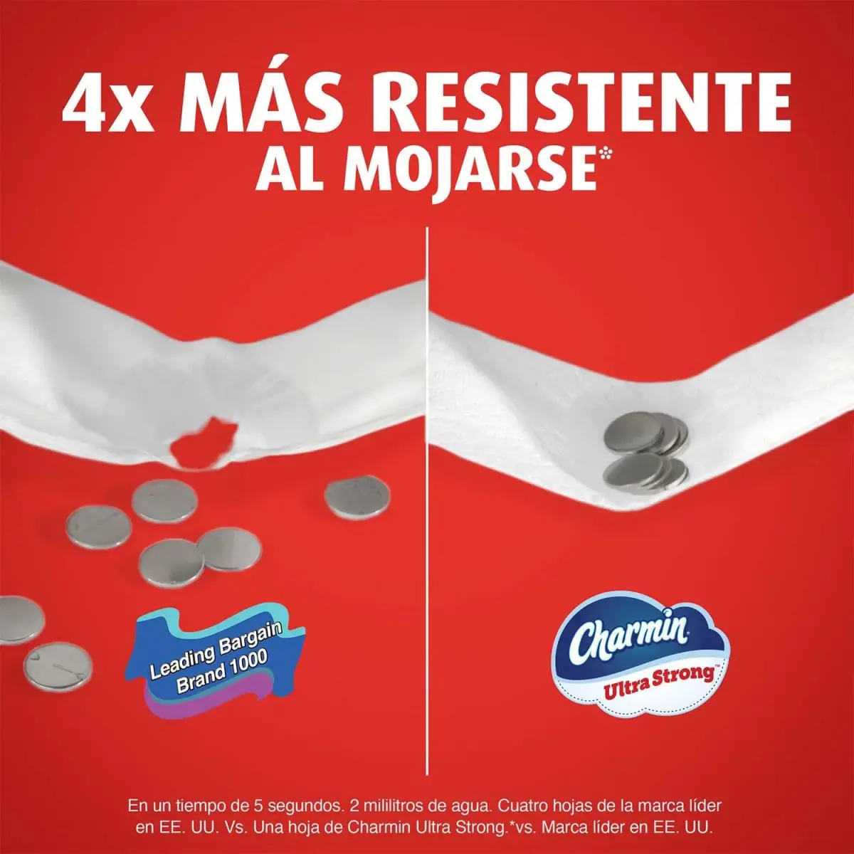 Charmin Ultra Strong Toilet Paper 18 Mega Rolls (3960 Sheets Total) | 4X Stronger When Wet - view 3