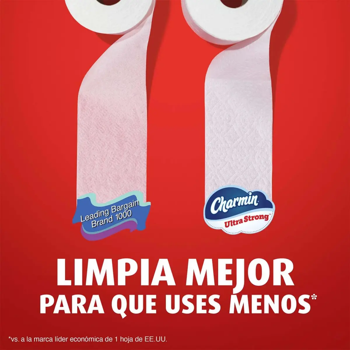 Charmin Ultra Strong Toilet Paper 18 Mega Rolls (3960 Sheets Total) | 4X Stronger When Wet - view 4
